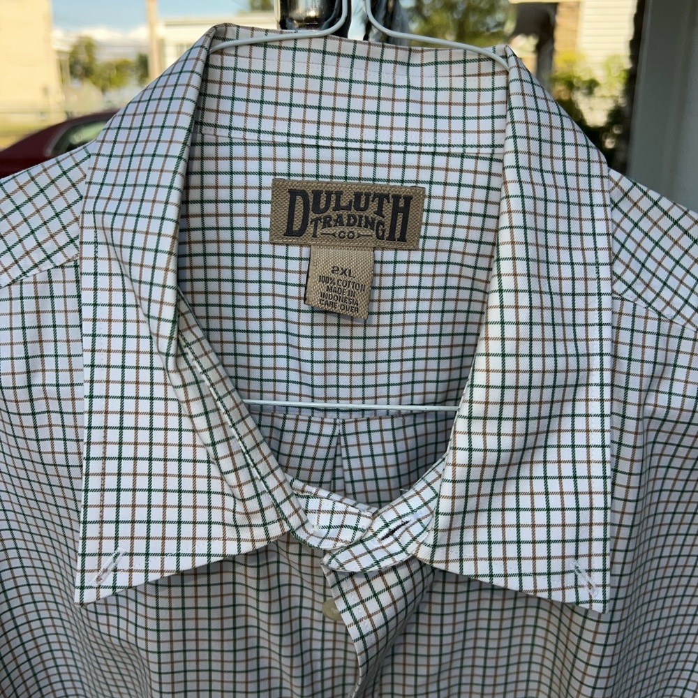 Duluth Trading XXL 100% Cotton Men’s Button Down shirt